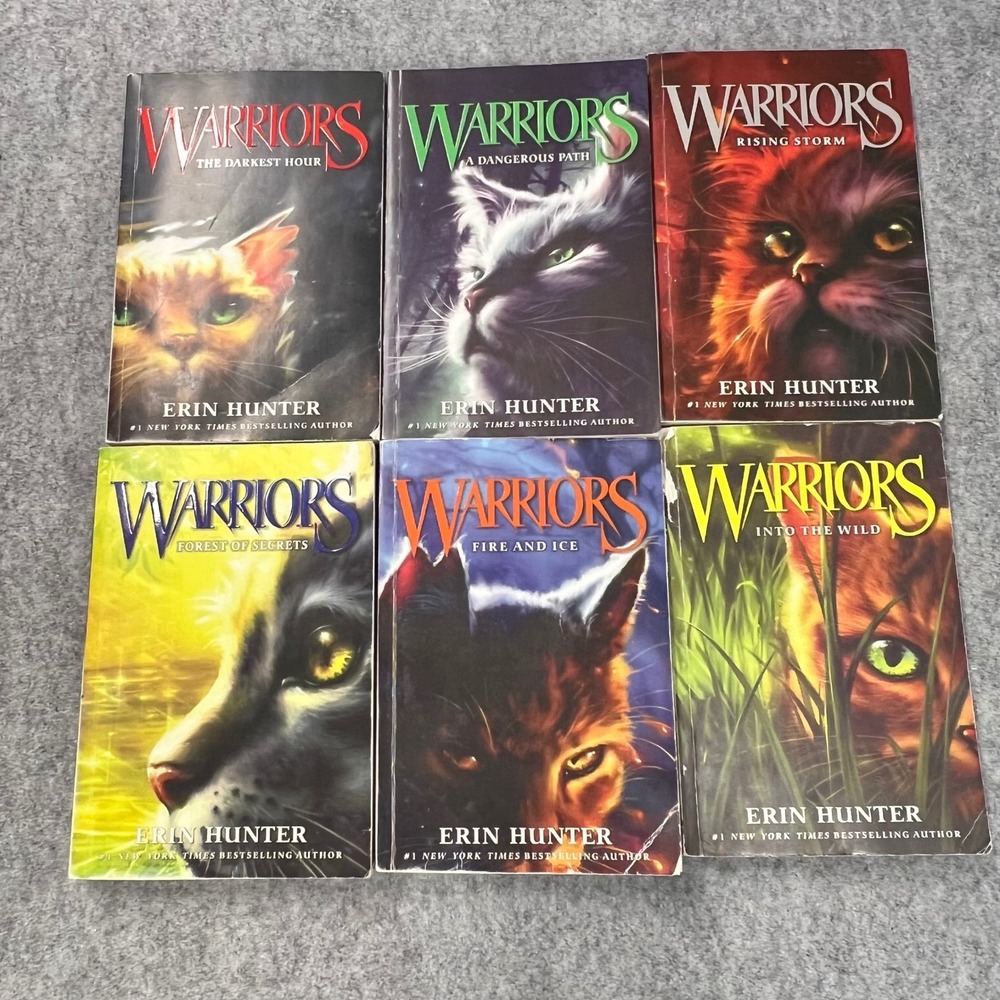 Cat Warriors The Prophecies Begin First Series 6 Book Box Set Erin Hunter PB